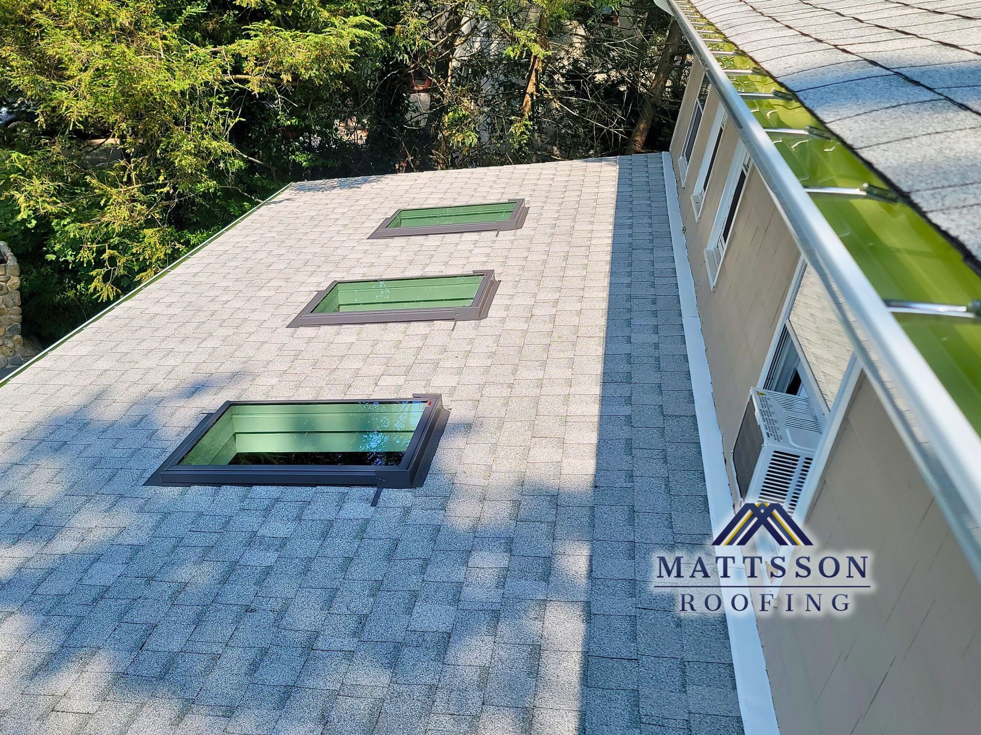 Mattsson Roofing skylights project