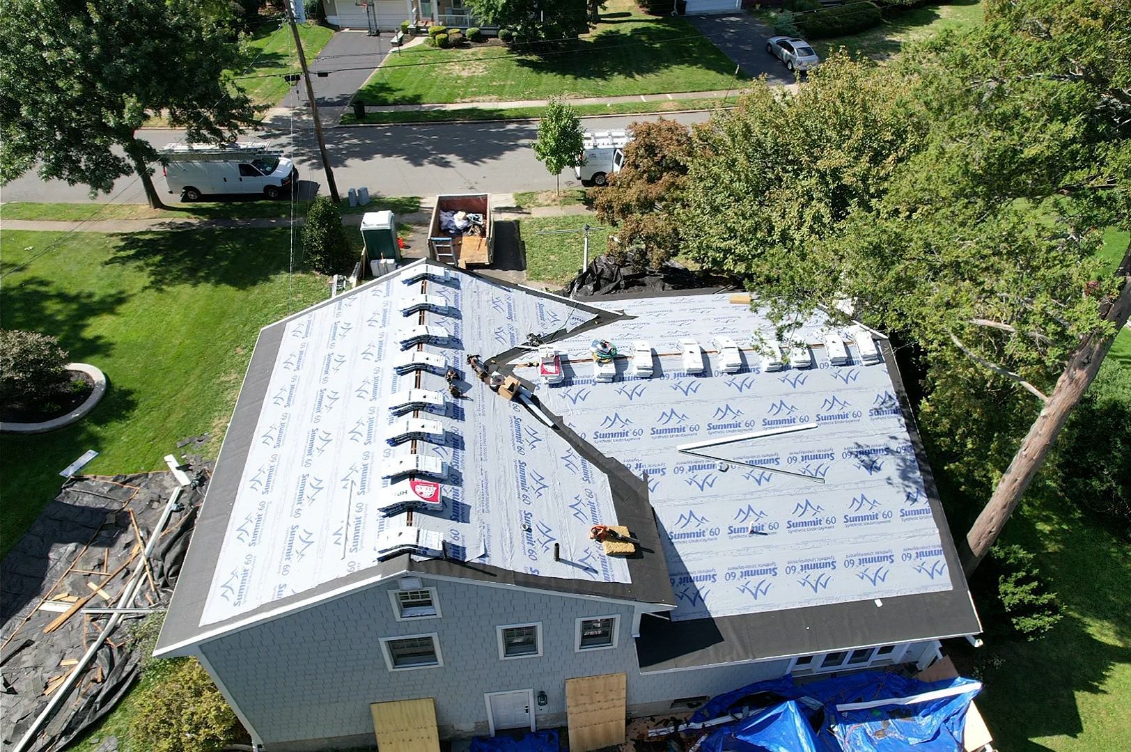 Mattsson Roofing roof repairs project
