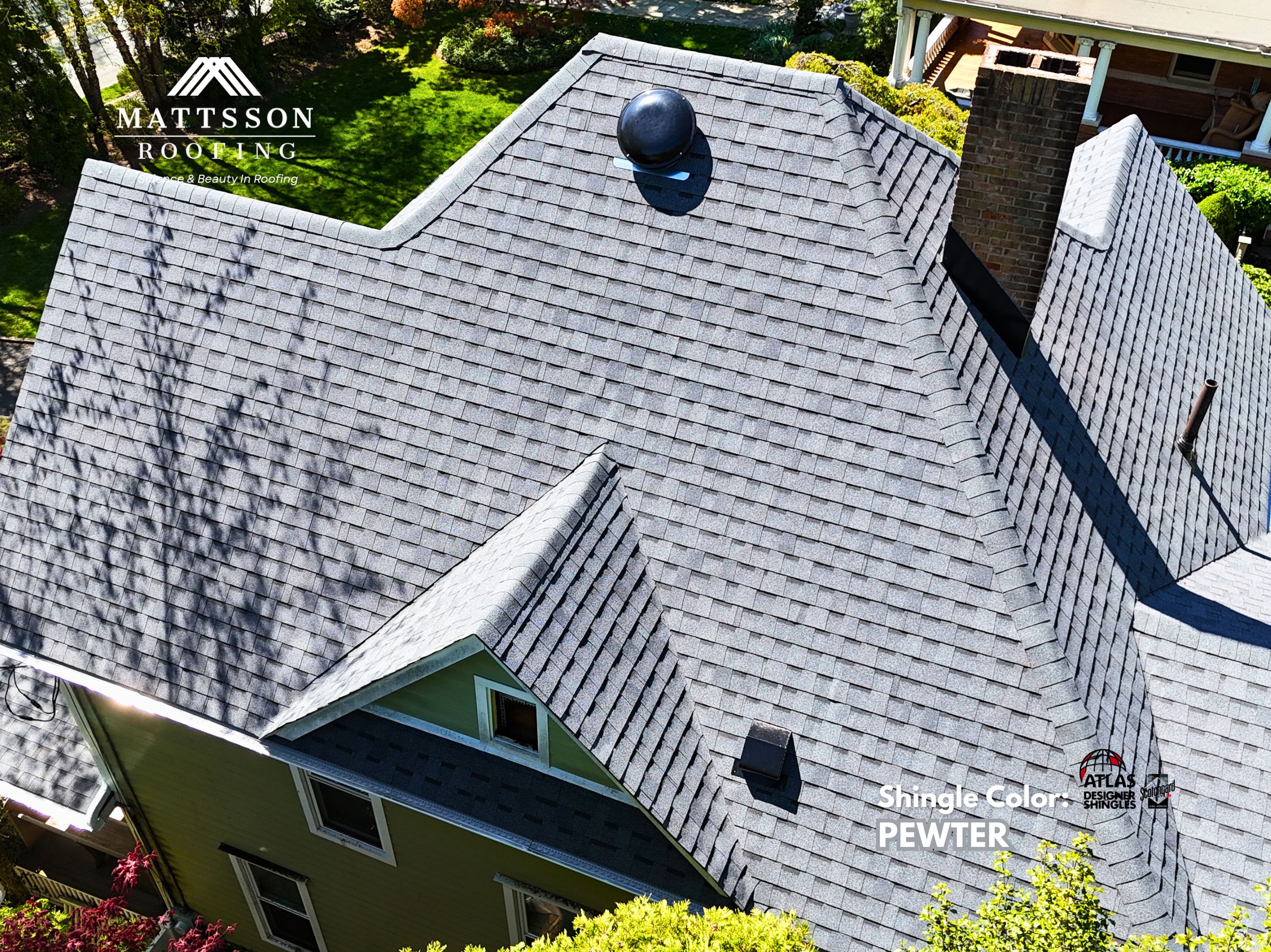 Mattsson Roofing roof replacements project