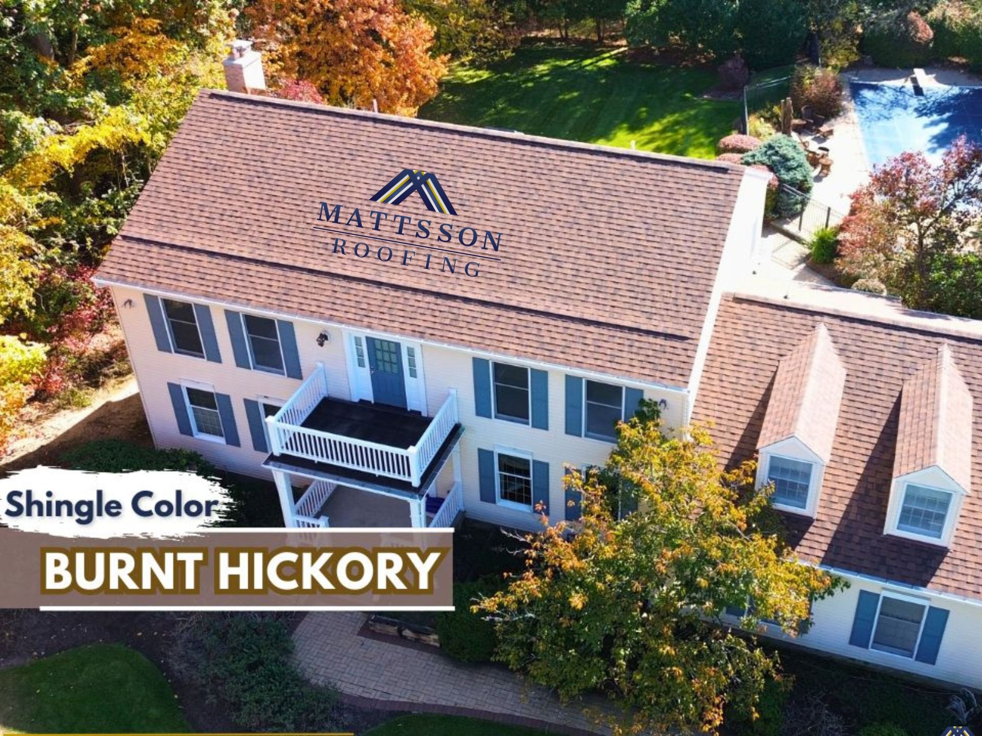 Atlas Burnt Hickory shingle color